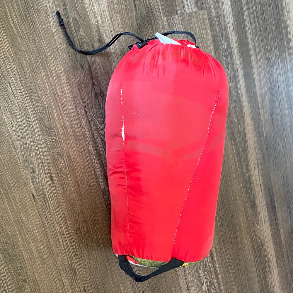 Ozark Trail Red and Gray Sleeping Bag - Picture 2 of 3